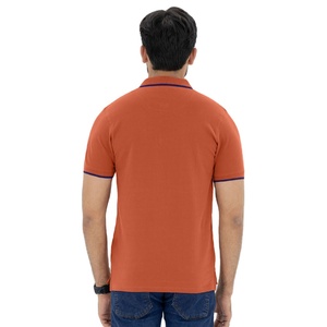 Best Quality Genuine Cotton Two Tone Red And Black Color Combination Polo <b>Collar</b> Men <b>T</b>-<b>shirts</b> Custom Logo Printing Polo <b>Shirts</b> - Product Image 5