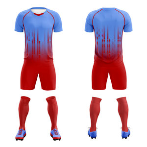 Best Selling Custom Football Jersey Soccer Uniform Team Shirts Shorts Quick Dry OEM Wholesale Summer High Quality Sportswear - Product Image 1