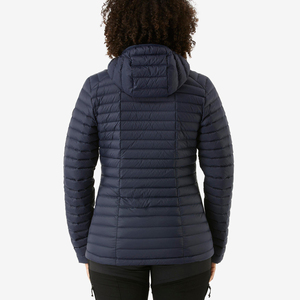 Chaqueta acolchada con capucha para mujer, talla grande, con cuello alto, manga larga, cálida, informal, para invierno. - Product Image 3