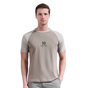 Men's Short Sleeve <b>Raglan</b> T Shirt Crew Neck Contrast Sleeve Sports <b>Top</b> for Workout Training Fitness Gym Running Outdoor - Product Image 1
