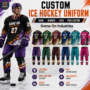 Personalization Custom Team Apparel Full Dye Sublimation Team Name & Number Private Lable Ice Hockey Uniform For Team Wear - Product Image 5