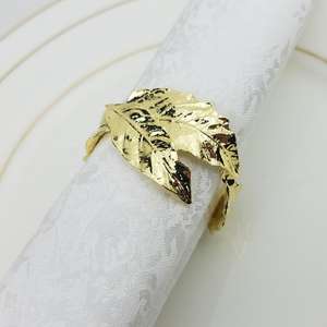 Ensemble d'anneaux de serviette de qualité supérieure pour serviettes en tissu, accessoires de table modernes pour hôtels et restaurants haut de gamme - Product Image 2