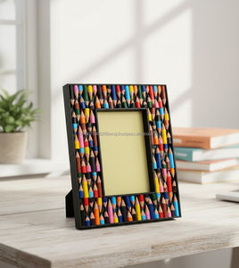 Hermoso marco de fotos de alta calidad para lápices de colores, marco de fotos de sobremesa, regalo de boda decorativo de TFC - Product Image 1