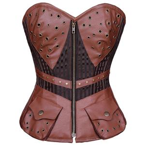 Corsés para mujer, sexys, moldeadores, modernos, de cuero, para tallas grandes, transpirables. - Product Image 4