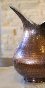 Jarra de Cobre Puro Martillado Estilo Antiguo, la Mejor Calidad para Uso Doméstico y en Restaurantes, Jarra para Agua Potable, Fabricada en India - Product Image 6