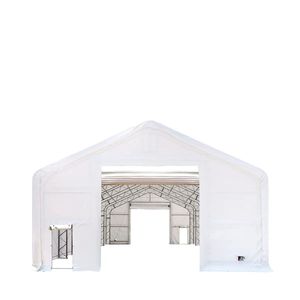 Cobertizo de Almacenamiento de Doble Estructura TMG DT3061 de 30 pies x 60 pies con Cubierta de PVC de 17 oz y Puertas de Acceso para Herramientas y Apartamentos - Product Image 3
