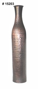 Hot Selling Modern Tall Hand Blown Glass <b>Vase</b> with Color Flower Design Tabletop Decoration - Product Image 2
