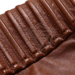 Nouvelle veste en cuir pour homme, style coréen, en cuir de mouton, avec fermeture éclair, tendance, coupe ajustée décontractée pour homme - Product Image 3