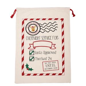 Bolsa de harina de algodón Bolsa de harina Bolsa de almacenamiento de alimentos de algodón Bolsas de arroz impresas personalizadas - Product Image 1