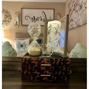 Cassetti portaoggetti con stampa leopardata, design impilabile per un'organizzazione efficiente - Product Image 2