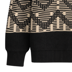 Chaqueta de Punto Fairisle para Mujer, con Cierre Frontal, Estampada, de Manga Larga, Cálida, Estilo Cárdigan, para Uso Diario - Product Image 5