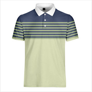 Men's Striped Short Sleeve for <b>Shirt</b> Regular Fit Casual Knitted 100% Cotton Anti-Wrinkle Custom Color Collar Design - Product Image 3