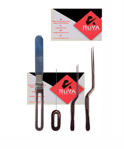 Pinzas de cocina de acero inoxidable color oro rosa, juego de 5 piezas, resistentes al calor, espátula desplazada de 30 cm, probador de pasteles - Product Image 1