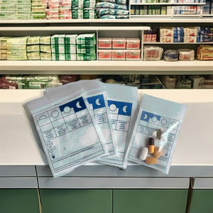 LDPE <b>Medical</b> Zipper <b>Bag</b> with Custom Printing for Pharmacy Medicine Dispensing Storage and Packaging in Hospitals Clinics - Product Image 1