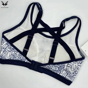 Soutien-gorge de sport personnalisé par sublimation pour femme, unisexe, 90 % polyester, 10 % élasthanne, meilleur matériau respirant, soutien-gorge de sport uni - Product Image 5