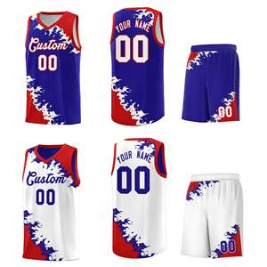 Uniformes de Baloncesto Reversibles Baratos al por Mayor para Adultos, Ropa Deportiva Sublimada Estampada, Ropa de Baloncesto de Secado Rápido - Product Image 5