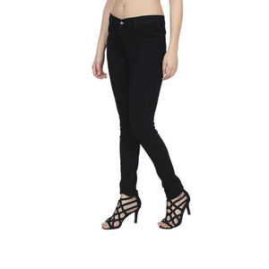 Jeans déchirés sur mesure pour femmes, taille haute, coupe évasée, respirants, en denim, pour tenue décontractée, OEM - Product Image 3