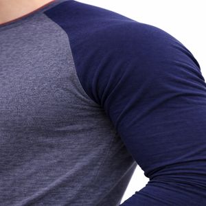 Camiseta de Manga Larga Raglán Premium para Hombre, Tejido de Sarga Suave y Transpirable, Ropa Deportiva Informal, Ajuste Cómodo - Product Image 4