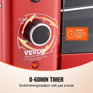 Máquina Eléctrica para Shawarma, Asador de 2 Varillas para Pollo Gyro y Asados, Horno de Alta Capacidad para Barbacoa - Product Image 4