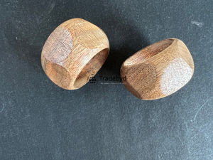 Anillo para Servilletas de Madera Clásico Hecho a Mano, Decoración Premium para Mesa de Comedor, Accesorios para Bodas, Duradero y Ecológico por Tradebyd - Product Image 3