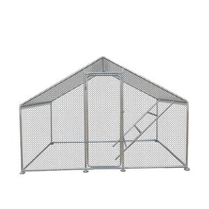 2x3x2m lớn lắp ráp kim loại gà Coop với chạy Nhỏ Bút Crate gia cầm lồng cho thỏ di động nhà ở vật nuôi - Product Image 1
