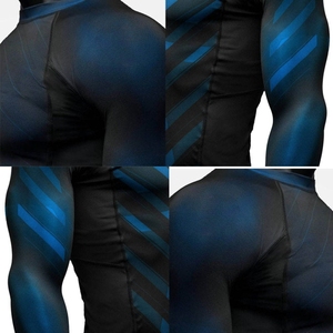 Premium Quality Design <b>Men</b> <b>Compression</b> <b>Shirt</b> <b>for</b> Training Fitness Wear Moisture Wicking Seamless <b>Men</b> <b>Compression</b> <b>Shirt</b> - Product Image 4