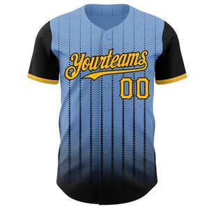<b>Baseball</b> Jersey Uniform Heat-Transfer Printed Breathable Adult Sets 100% Polyester OEM Print Best Quality Front Elastic Waist - Product Image 1