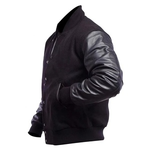 Classic Varsity Jacket for Men and Women Casual College Style Outerwear - Product Image 2