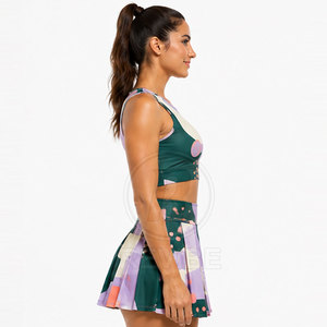 Uniforme de cheerleading haut de gamme pour adultes avec tissu respirant 100% polyester pour les compétitions et l'entraînement - Product Image 3