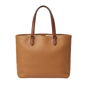 Premium Genuine Leather Zipper Unisex Tote <b>Bag</b> Big Capacity Handbag Stylish Travel Shopper OEM ODM Supplier Factory Direct Sale - Product Image 1