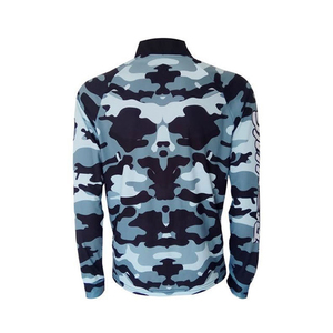 Maillots de pêche personnalisés à prix bas avec impression numérique, tissu Spandex/Polyester, UPF 50+, antibactérien, séchage rapide - Product Image 2