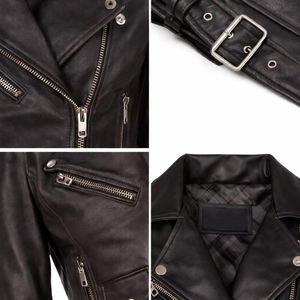 Chaqueta Acolchada de Piel de Oveja Moderna para Mujer, Ecológica, Resistente al Viento, Cálida, Diseñada para la Moda Urbana y el Uso por Temporada - Product Image 3