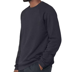Heavyweight Thick Cotton Blended Pullover Long Sleeve Fashion <b>Jumper</b> Winter Fleece Crewneck Sweatshirt Men Thick <b>Warm</b> Sweatshirt - Product Image 2