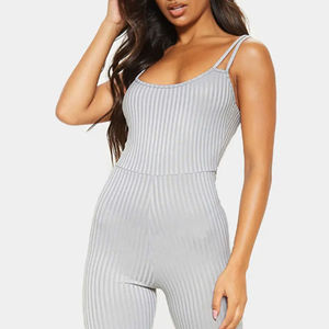 Nouvel Arrivage Combinaison Sportive Femme Sans Manches Une Pièce Boutonnée Sur Mesure 2026 OEM Meilleure Vente Prix de Gros - Product Image 5