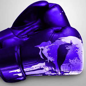 Gants de boxe blancs en cuir véritable, à lacets, avec logo personnalisé, vente en gros, prix raisonnable, unisexe, pour adultes - Product Image 4