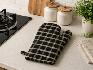 Gant de four en coton imprimé numériquement |   Gant de protection thermique rembourré pour la cuisine |   Gant de cuisine résistant à la chaleur et doux - Product Image 2