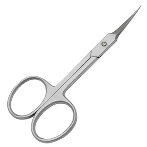 Tijeras para cutículas de primavera, tijeras para manicura, tijeras para uñas de acero inoxidable, hoja recta afilada y hoja curva, herramientas para el cuidado de las uñas para adultos - Product Image 4