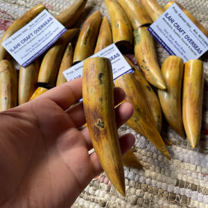 Cuerno de Búfalo Natural Ecológico, Pulido, con Punta Quemada, Rústico, para el Año Nuevo Chino, de Alta Calidad - Product Image 1