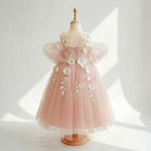 Vestido de Fiesta Estilo Europeo para Niñas de 3 a 10 Años, Producción Personalizada OEM - Product Image 2