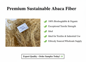 เส้นใยอะบาคาธรรมชาติบริสุทธิ์ 100% วัตถุดิบสิ่งทอที่ยั่งยืน เป็นมิตรกับสิ่งแวดล้อม ย่อยสลายได้เองตามธรรมชาติ ป้องกันแบคทีเรีย สำหรับการปั่นด้าย - Product Image 6