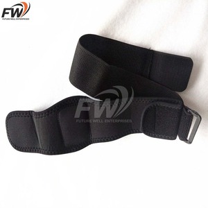 Bandes de compression ajustables pour genoux, genouillères élastiques OEM pour la musculation et les entraînements en salle, couleur et logo personnalisables. - Product Image 4