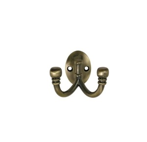 Durable solid brass <b>wall</b> <b>hooks</b> corrosion resistant long lasting coat <b>rack</b> for bathroom kitchen hallway use - Product Image 2