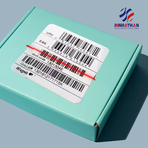 Etiquetas de Código de Barras Autoadhesivas, Resistentes al Agua y a los Arañazos, ISO, Embalaje Personalizado al por Mayor, Pegatinas Permanentes, Tamaño y Forma Personalizados - Product Image 5