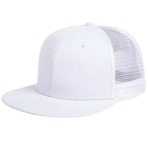 Custom Logo Embroidery Patch Mesh Trucker Hat 6-Panel <b>Snapback</b> Adjustable Unisex Street Style Casual <b>Cap</b> Spring Summer OEM - Product Image 4