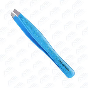Pince à épiler pour sourcils en acier inoxydable, à embout plat et biseauté, pour la mise en forme des sourcils, équipement et instruments de beauté, vente en gros d'usine - Product Image 6