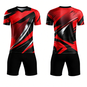Uniforme de Fútbol Ligero y Transpirable de Alta Calidad, Conjunto de Camiseta Personalizada para Equipo, Manga Corta, Secado Rápido, Impresión por Sublimación para Partidos - Product Image 4
