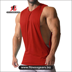 Men's 100% Polyester Breathable O-Neck Muscle Tank Top <b>Running</b> Wear Bodybuilding Fitness Vest Custom Logo Gym <b>Singlets</b> - Product Image 1