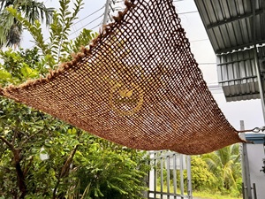 Dừa sợi Sun Shade buồm bãi biển hình dạng cho khu nghỉ mát vườn bao phủ tam giác vuông retangular thiết kế với móc áo kim loại - Product Image 2