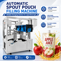 Machine de remplissage automatique de sachets à bec verseur pour jus de pomme, équipement d'emballage de boissons liquides, fourniture d'usine