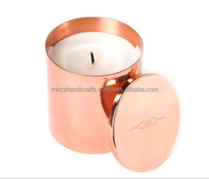 Nueva llegada, producto de buena calidad, vela cilíndrica de aluminio y metal con tapa - Product Image 6